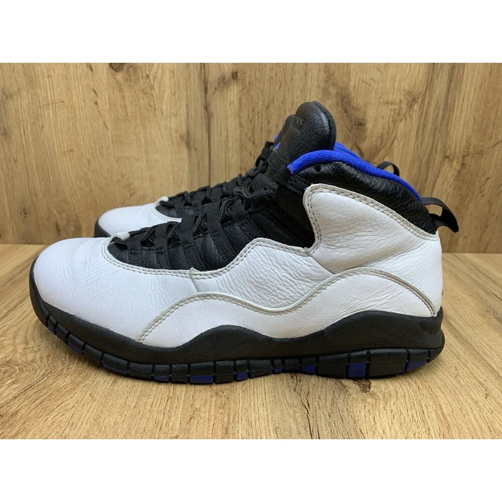 Nike Air Jordan 10 Retro Orlando 2018 Men’s 9.5 White Black Royal 310805-108